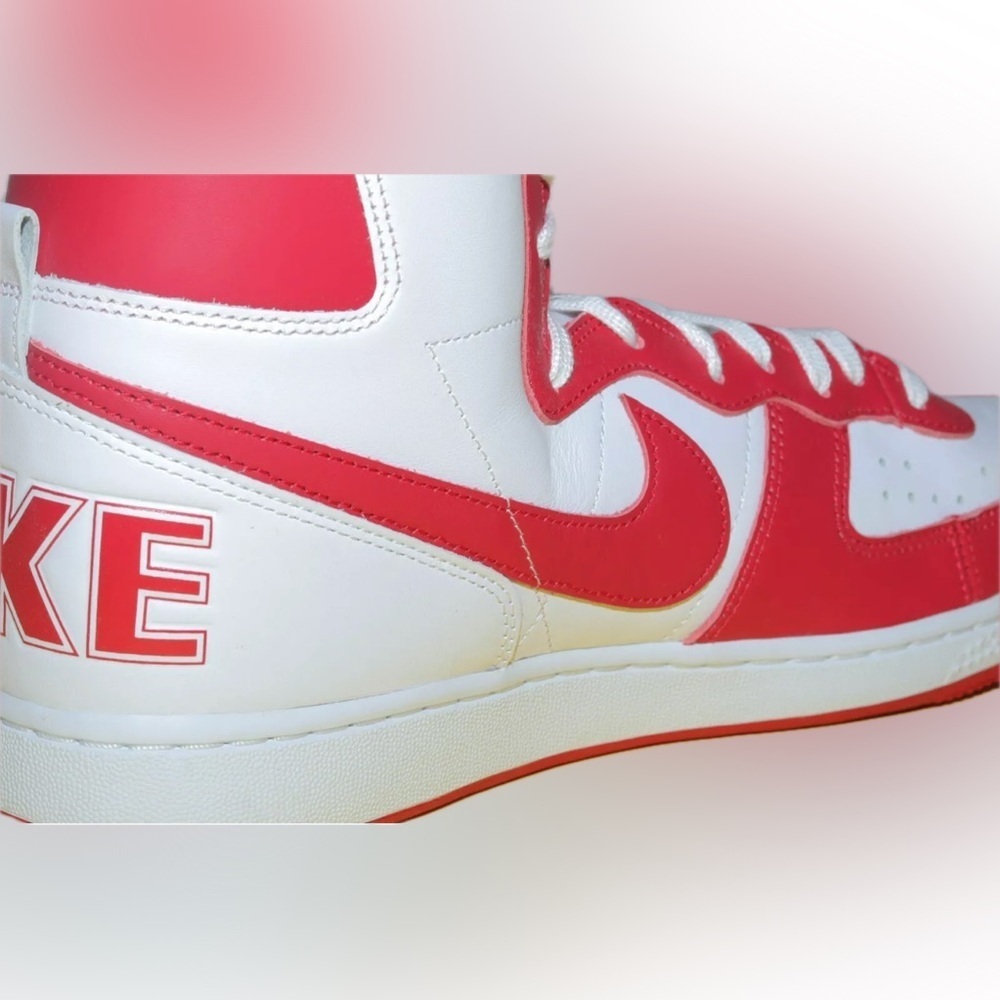 🔥Nike Terminator High Shoes White University Red [FJ4454-100] Mens Size 8.5🔥 - Picture 8 of 12